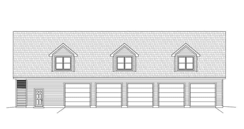 Garage-Living Plan 40801 Picture 3