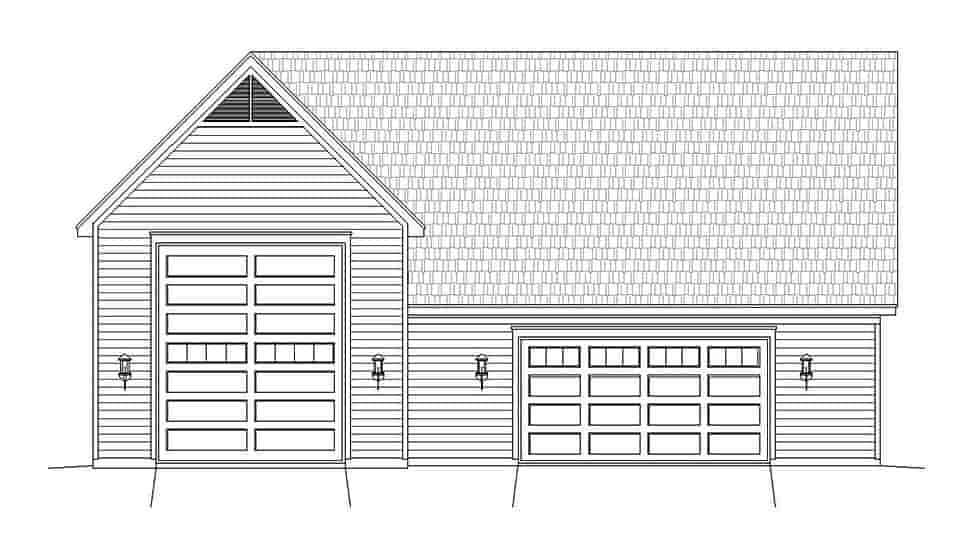 Garage Plan 40803 - 3 Car Garage Picture 3