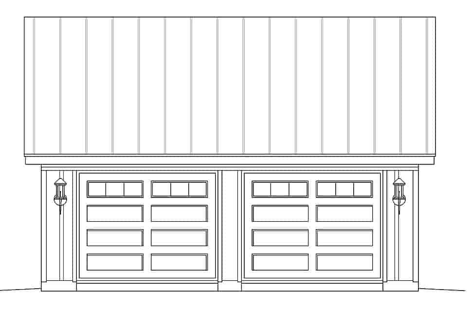 Garage Plan 40831 - 2 Car Garage Picture 3