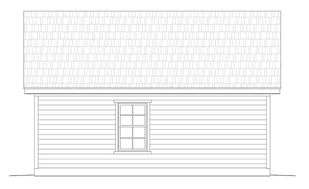 Garage Plan 40832 - 2 Car Garage Picture 1