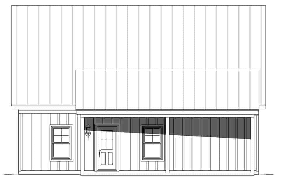 Plan 40852 | Ranch Style with 1 Bed, 1 Bath, 2 Car Garage