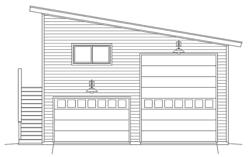 Garage-Living Plan 40869 Picture 3