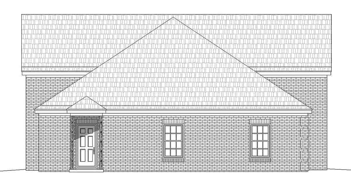 Garage Plan 40872 - 3 Car Garage Picture 1