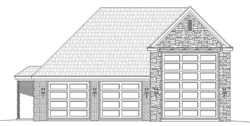 Garage Plan 40872 - 3 Car Garage Picture 3