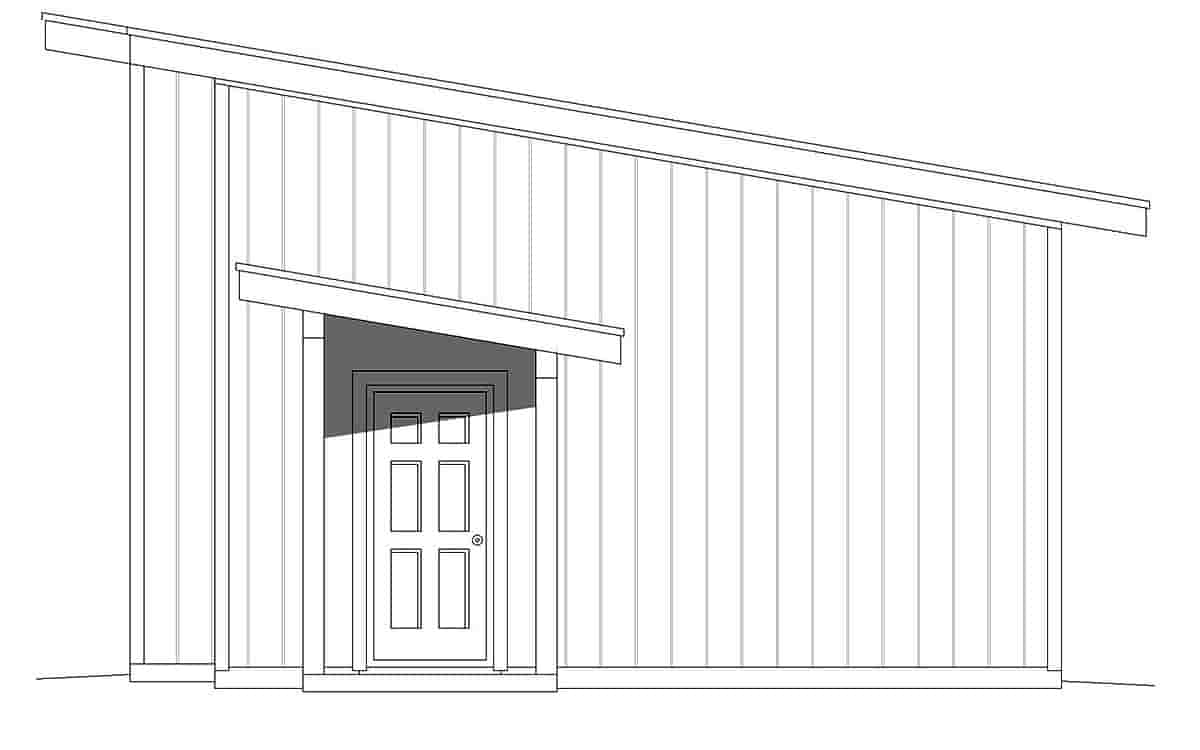 Garage Plan 40880 - 2 Car Garage Picture 1