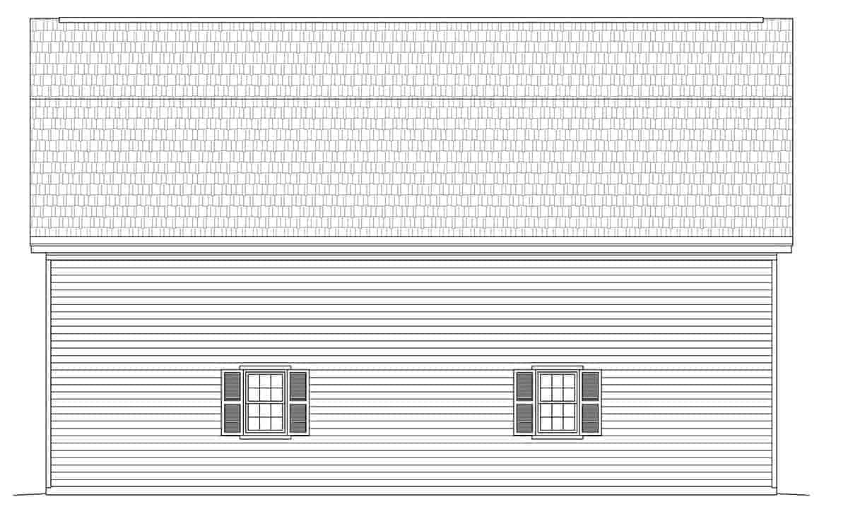 Garage Plan 40884 - 4 Car Garage Picture 2