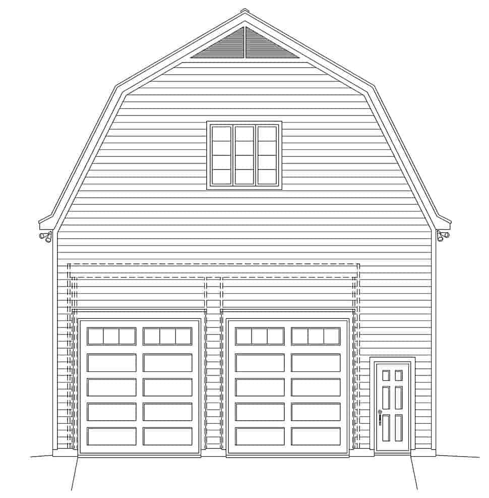 Garage Plan 40884 - 4 Car Garage Picture 3