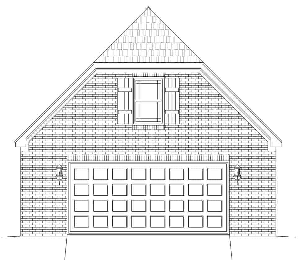 Garage Plan 40886 - 2 Car Garage Picture 3