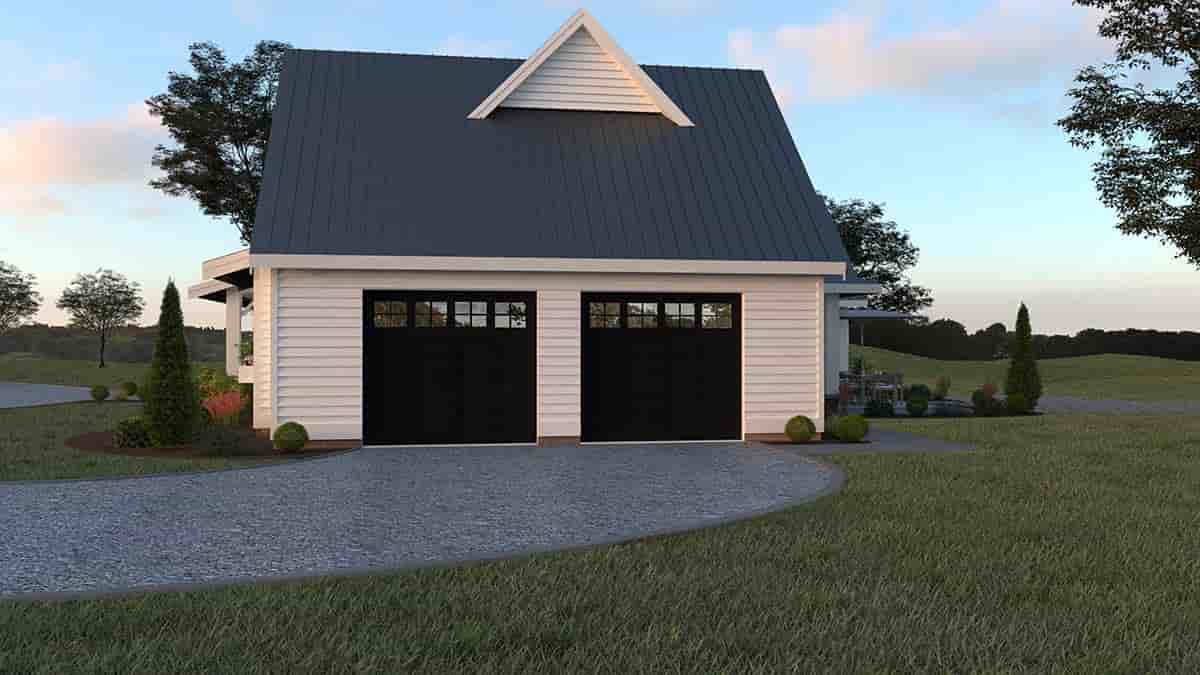 Contemporary, Farmhouse House Plan 40967 with 4 Bed, 3 Bath, 2 Car Garage Picture 1