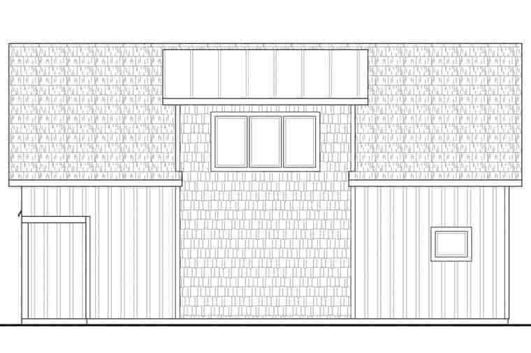 Garage Plan 41156 - 2 Car Garage Apartment Picture 2