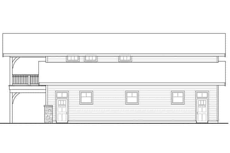 Garage Plan 41159 - 6 Car Garage Picture 2