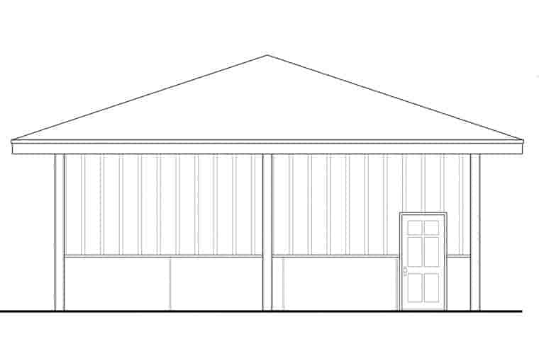 Garage Plan 41161 - 4 Car Garage Picture 1