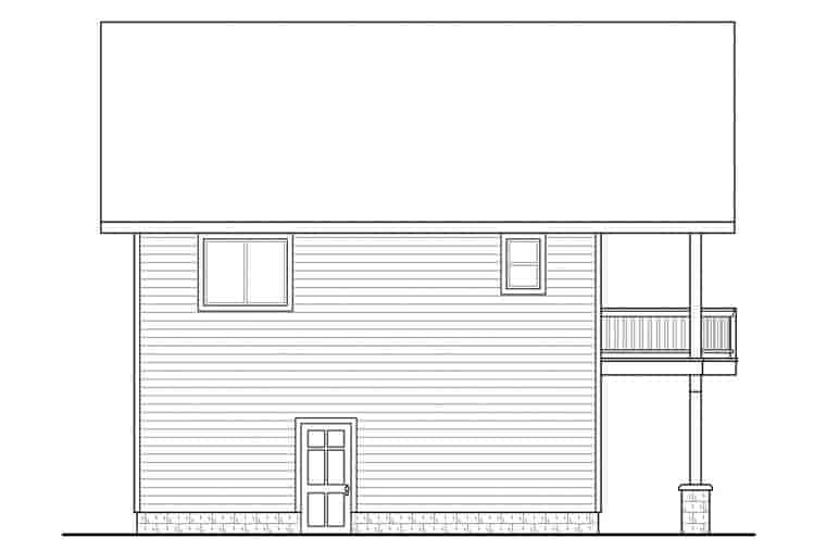 Garage Plan 41162 - 3 Car Garage Apartment Picture 1