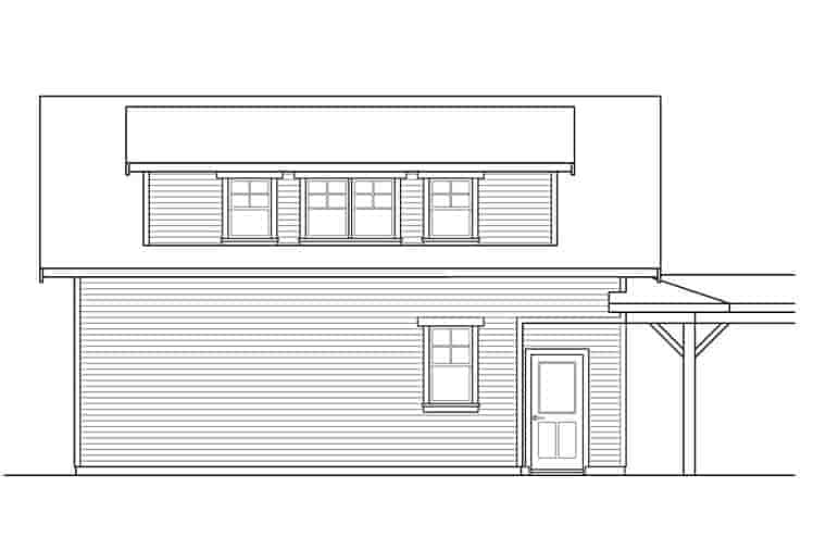 Garage Plan 41281 - 2 Car Garage Apartment Picture 2