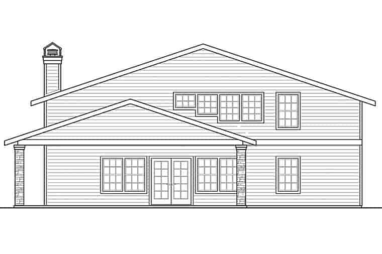 Garage Plan 41290 - 4 Car Garage Apartment Picture 1