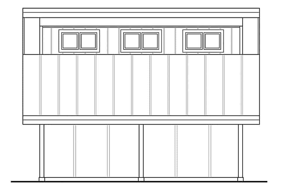 Garage Plan 41306 - 0 Car Garage Picture 1