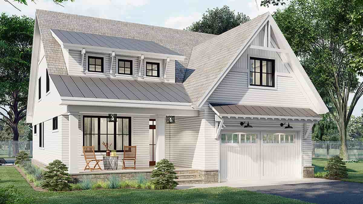 Charming Pink Cottage - Plan 032D-0451