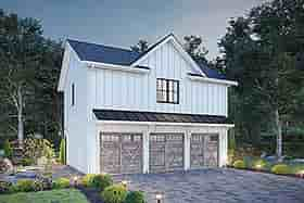 Plan 42966 - 899 Square Feet