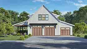 Plan 43694 - 959 Square Feet