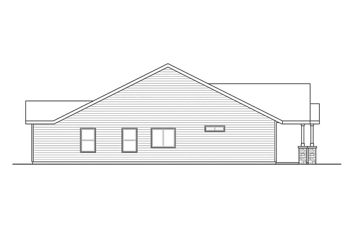 Cottage, Craftsman, Traditional Multi-Family Plan 43702 with 6 Bed, 4 Bath, 4 Car Garage Picture 2