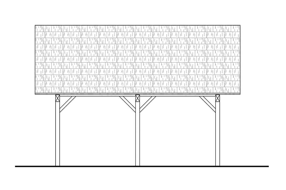 Garage Plan 43724 - 2 Car Garage Picture 2