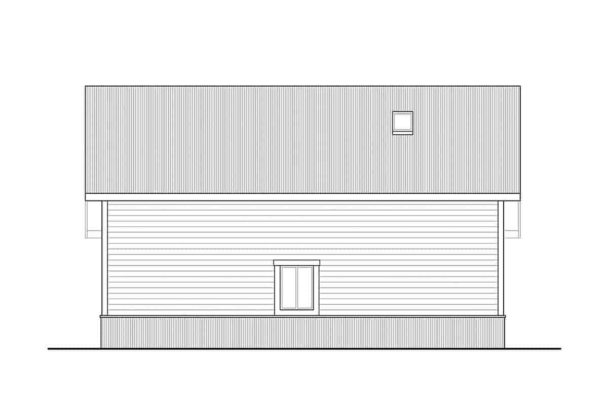 Garage Plan 43738 - 2 Car Garage Picture 2