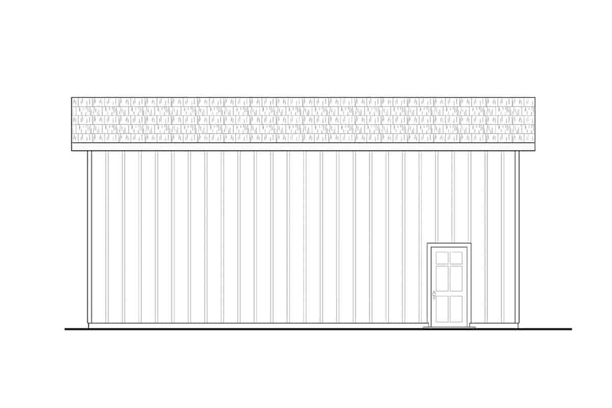 Garage Plan 43744 - 2 Car Garage Picture 2