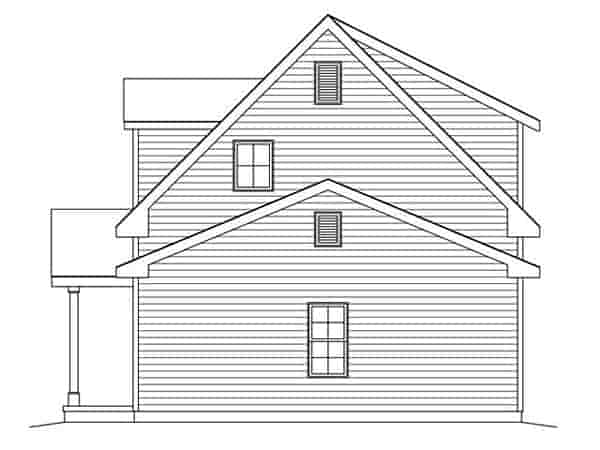 Garage Plan 45122 - 2 Car Garage Apartment Picture 2