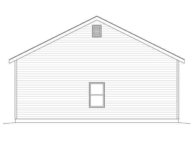 Garage Plan 45129 - 2 Car Garage Picture 1