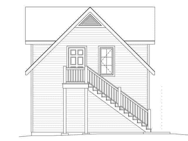 Garage Plan 45134 - 2 Car Garage Apartment Picture 1