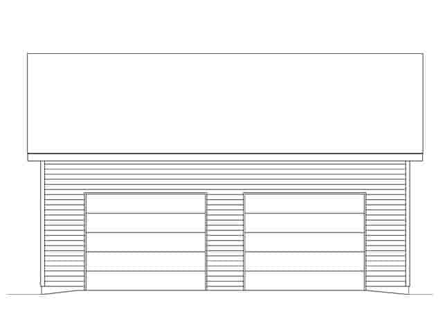 Garage Plan 45138 - 2 Car Garage Picture 3