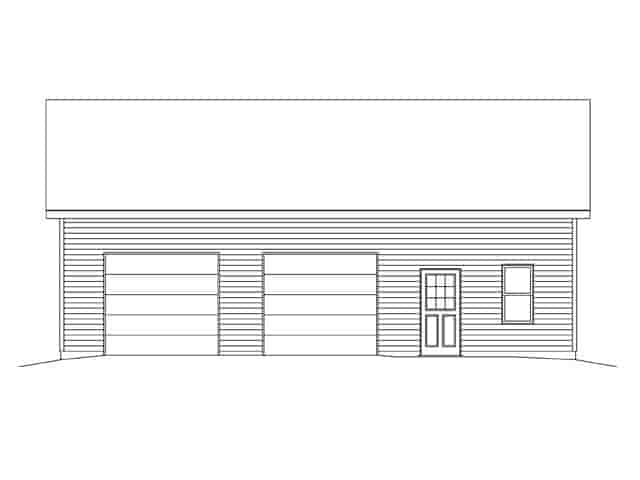 Garage Plan 45142 - 2 Car Garage Picture 3