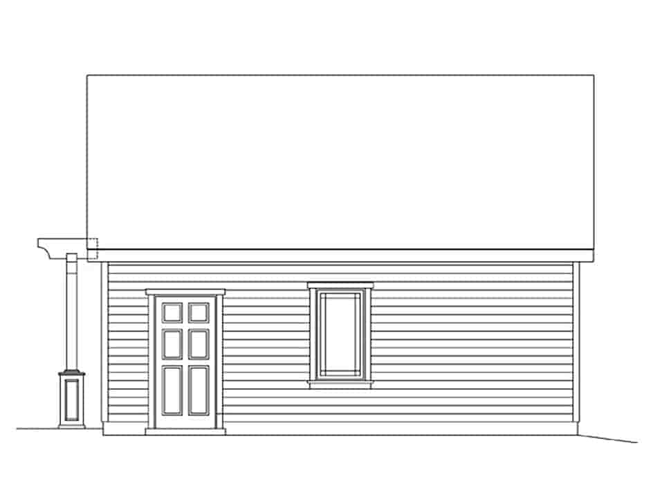 Garage Plan 45181 - 2 Car Garage Picture 1