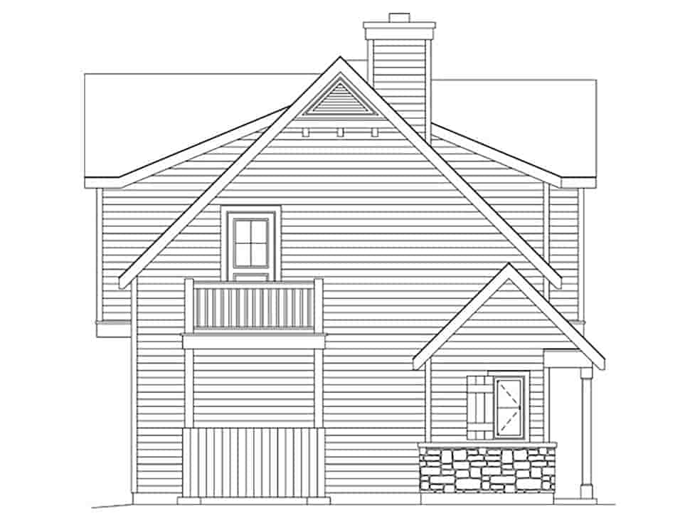 Garage Plan 45183 - 2 Car Garage Apartment Picture 2