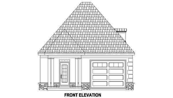 Garage Plan 45796 - 1 Car Garage Picture 2