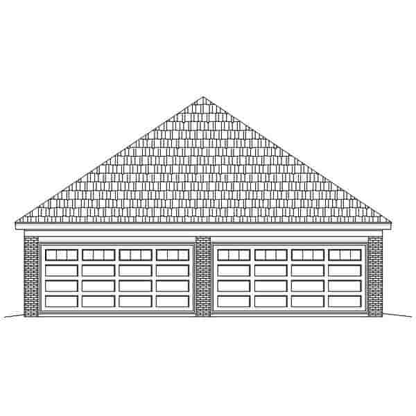 Garage Plan 47093 - 4 Car Garage Picture 2