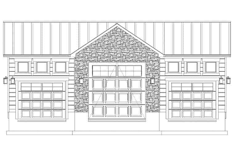 Garage Plan 50550 - 2 Car Garage Picture 5