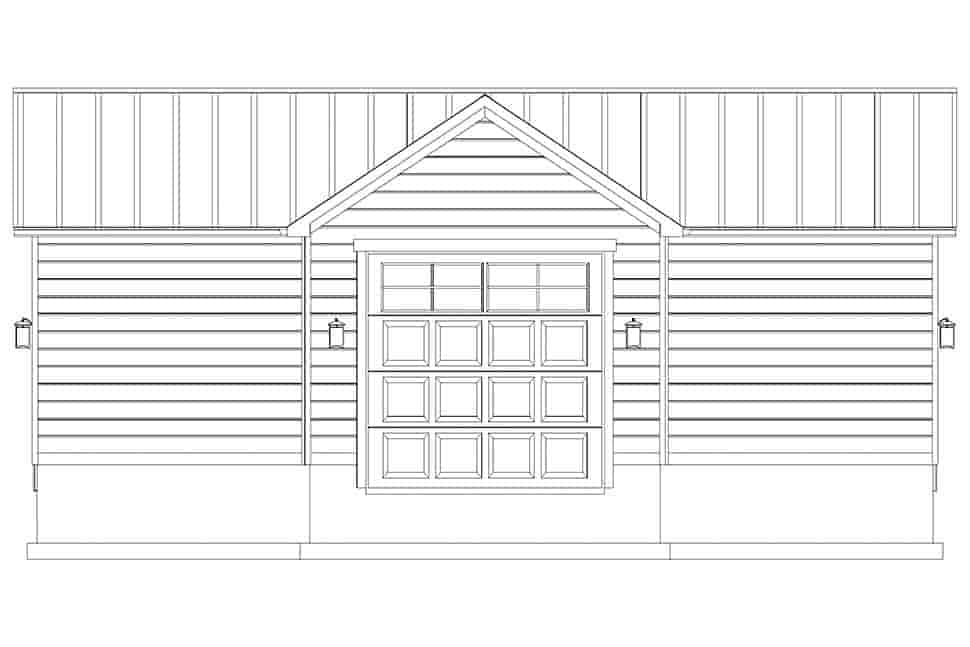 Garage Plan 50550 - 2 Car Garage Picture 7