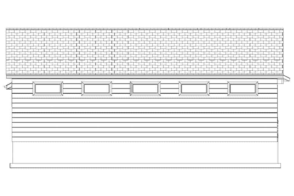 Garage Plan 50551 - 2 Car Garage Picture 4