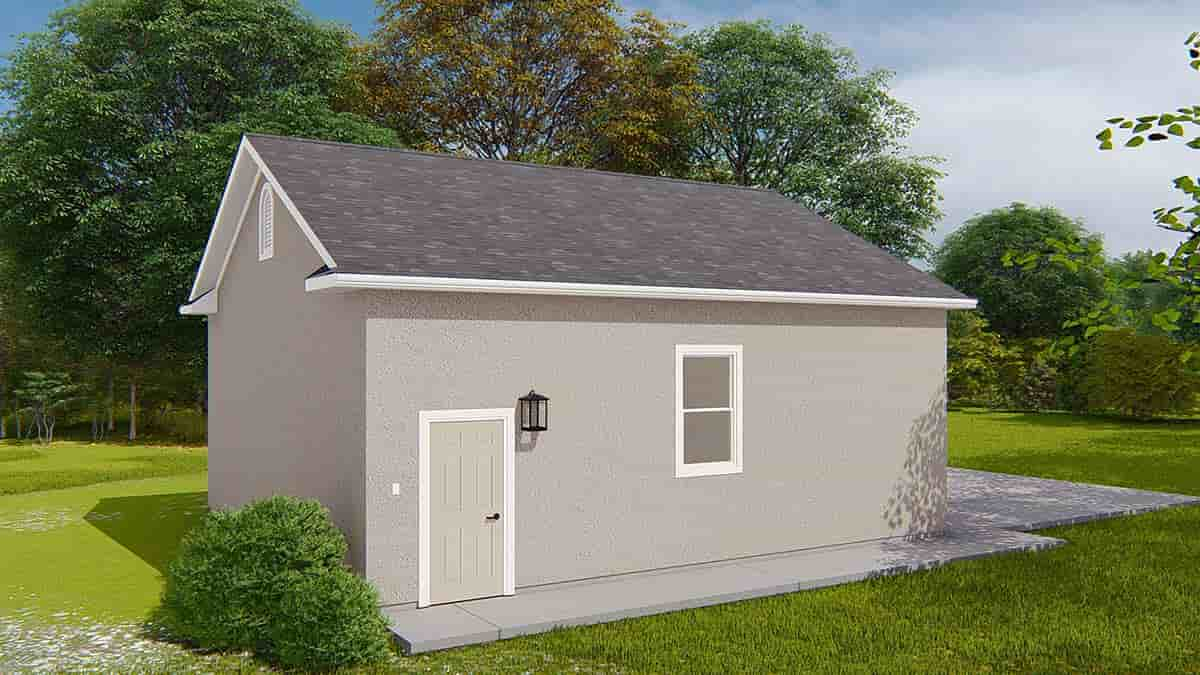 Garage Plan 50557 - 2 Car Garage Picture 2