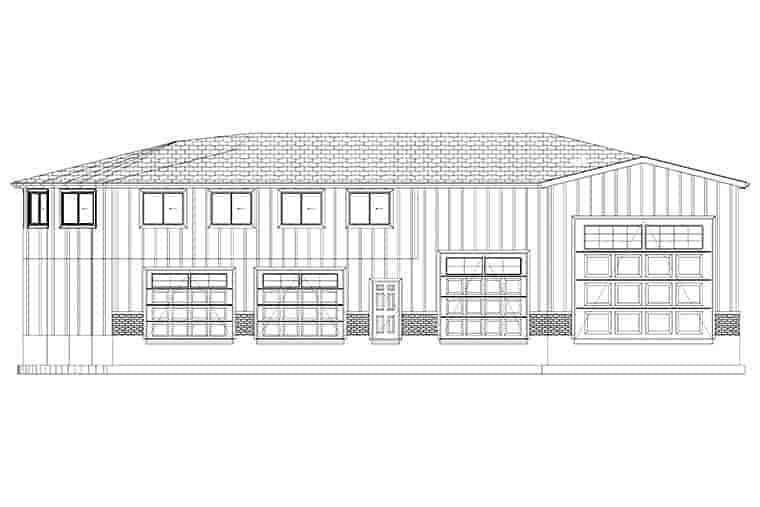 Garage Plan 50558 - 7 Car Garage Apartment Picture 5