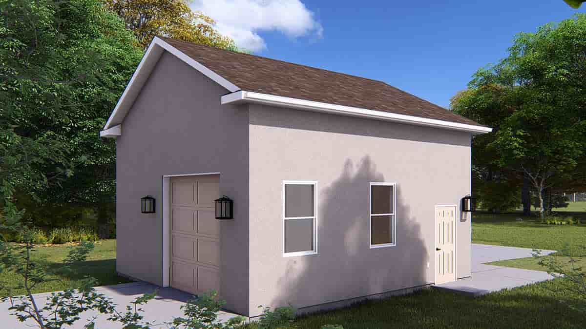 Garage Plan 50565 - 2 Car Garage Picture 2