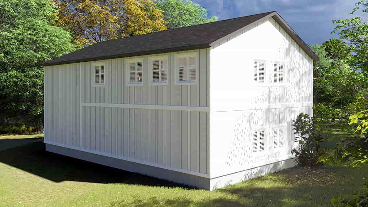 Garage-Living Plan 50567 Picture 2