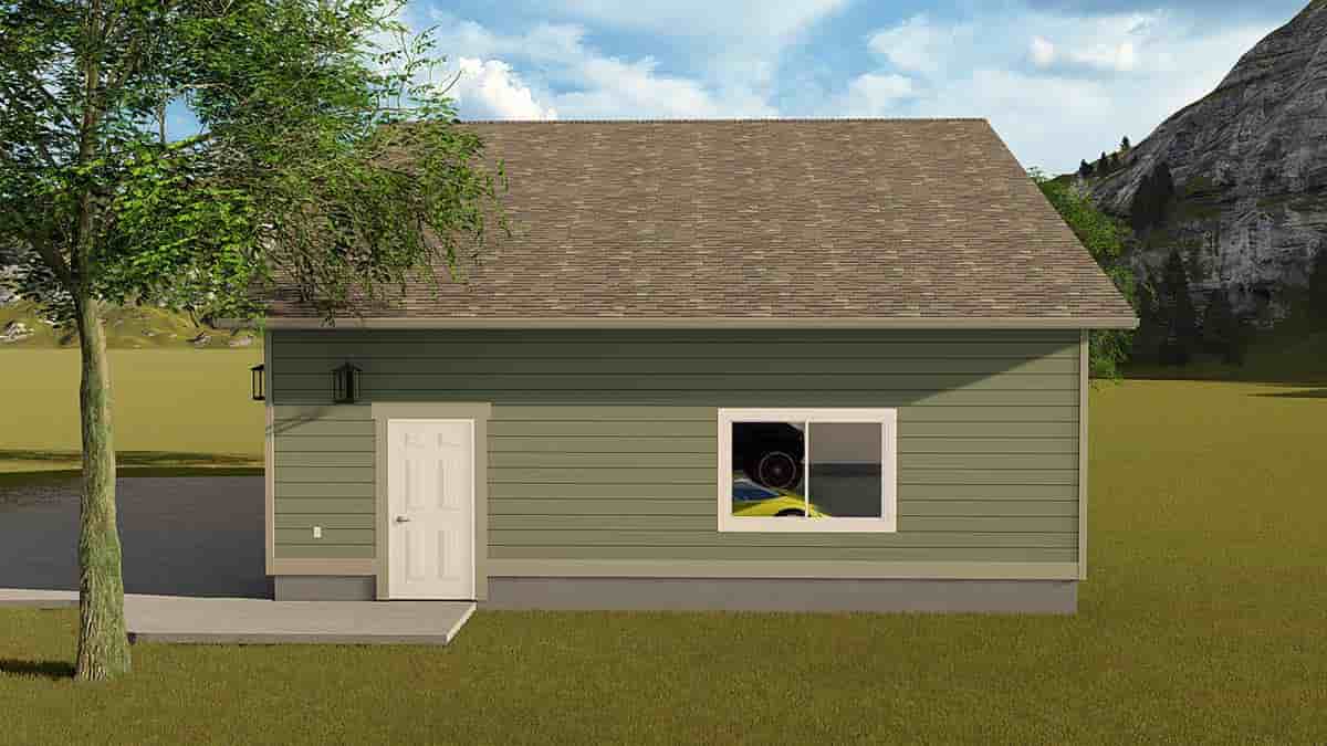 Garage Plan 50582 - 3 Car Garage Picture 1