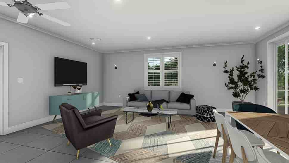 Garage-Living Plan 50585 Picture 13