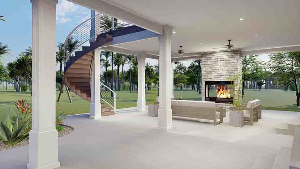 Garage-Living Plan 50585 Picture 6