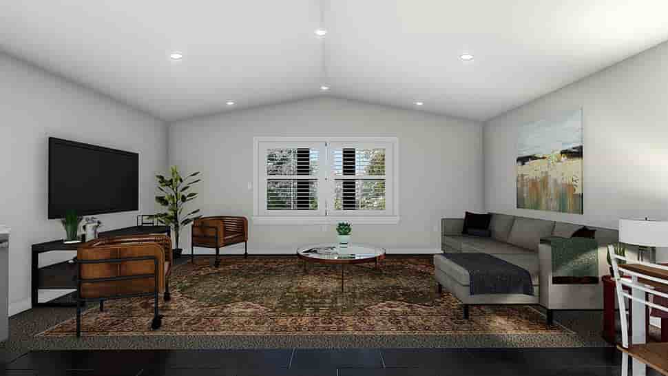 Garage-Living Plan 50592 Picture 6