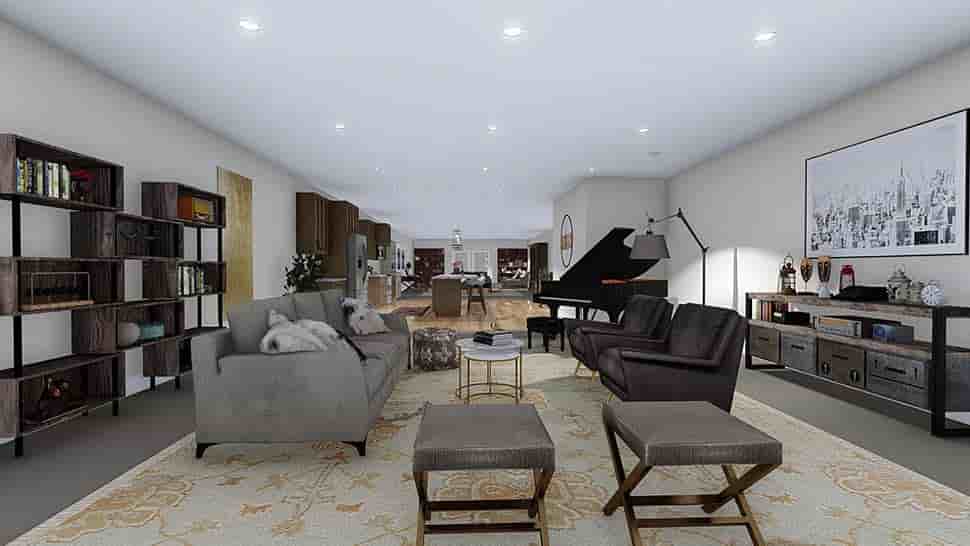 Garage-Living Plan 50595 Picture 18
