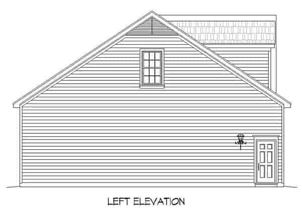 Garage Plan 51505 - 4 Car Garage Picture 1