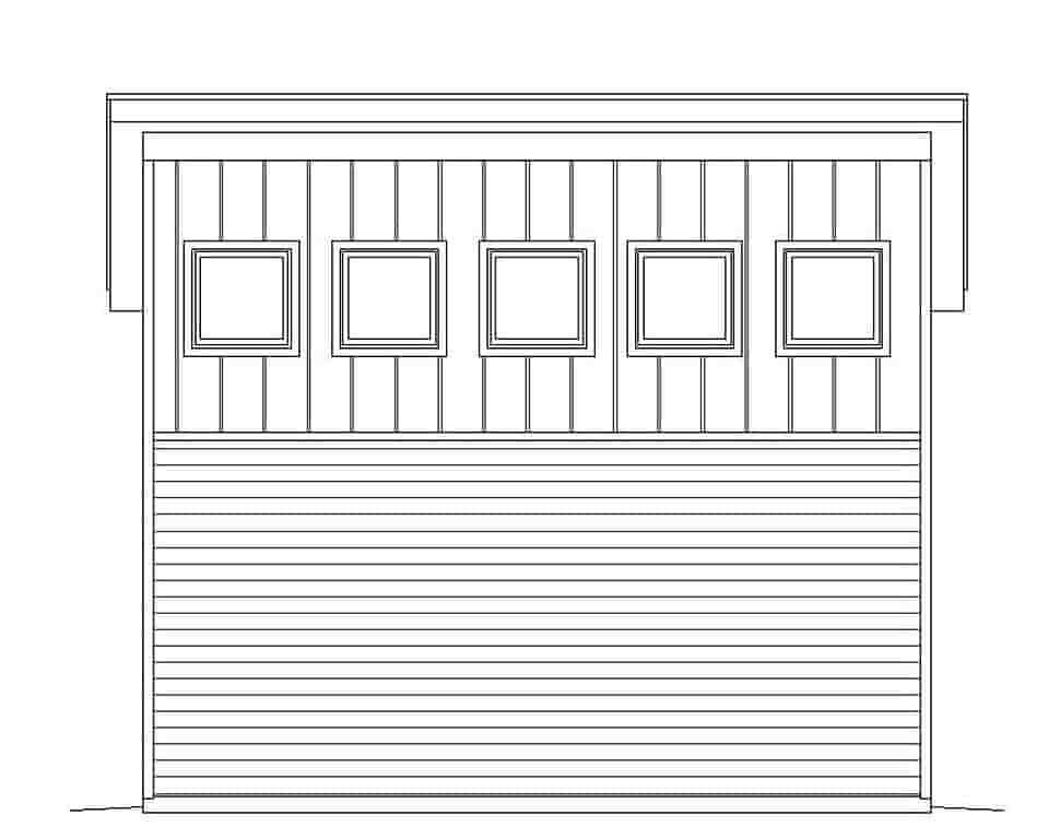 Garage Plan 51607 - 2 Car Garage Picture 2